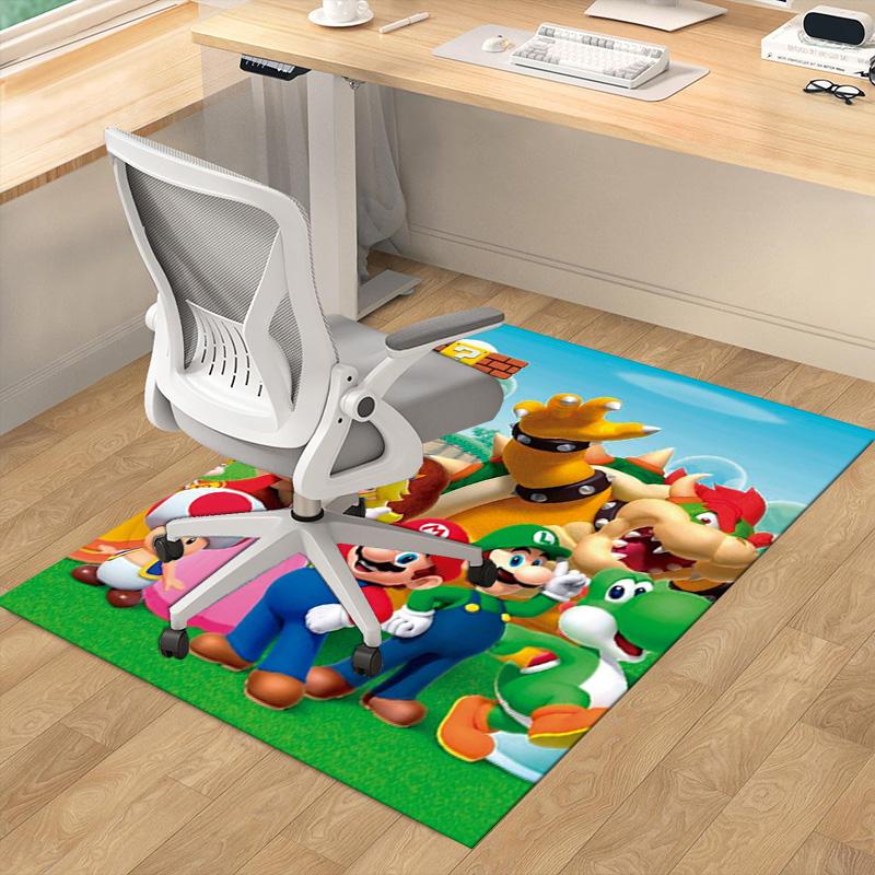 Tappeto Avventura Super Mario Bros per Stanza dei Giochi Camera da Letto Soggiorno Divano Decorazione Casa Tappeto Area Giochi Bambini Tappetino Antiscivolo