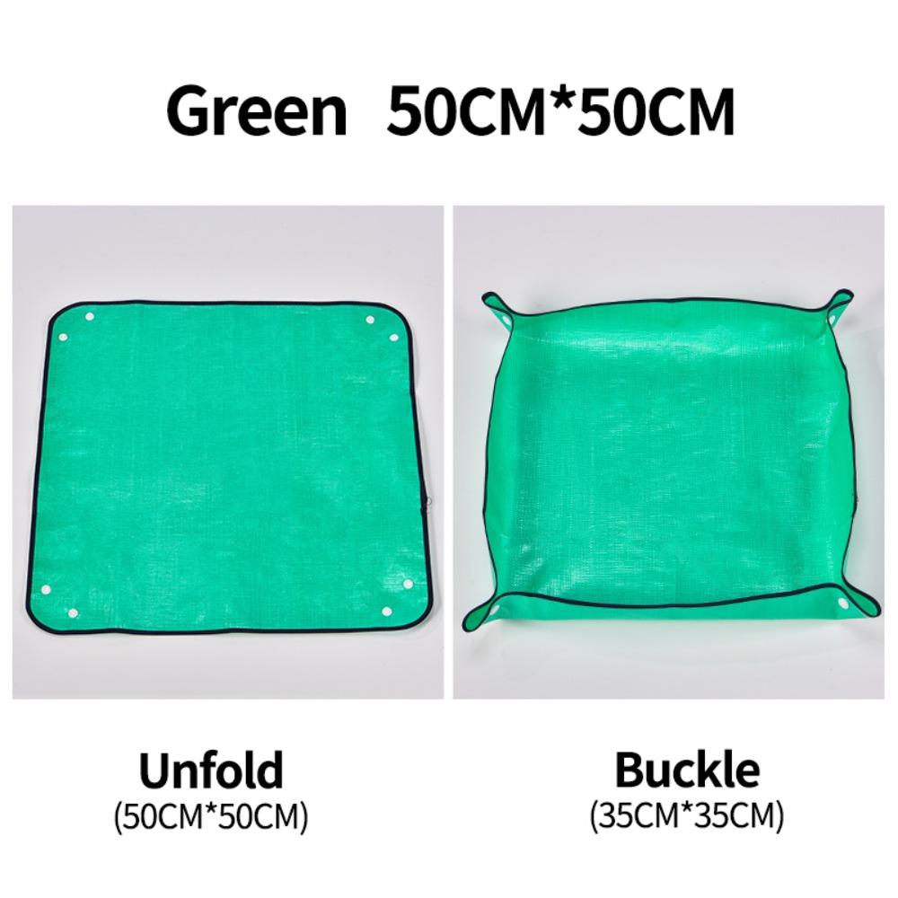 Durable 50cm-100cm Planting Mat Waterproof Reusable Transplanting Mat Foldable Soil Replacement Pad