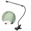 USB Powered LED Table Light Black Desk Lamp Eye-Caring Clip-On LED Light  Manicure