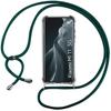 Phone Case - eFConnection - Mi 11 - Transparent - Soft - Anti-scratch with Midnight Green Cord