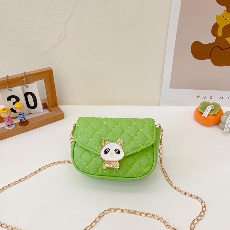 Trendy Girls Panda Pattern Kids Lightweight Crossbody Bag For Daily Outfits