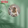 Metal Wall Art Cat and Mouse Decor Waterproof Precast for Home Cafe Game Room