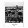 Black White Canvas Painting World City Landscape Paris London New York Poster Prints Nordic Style Wall Art Picture Home Decor
