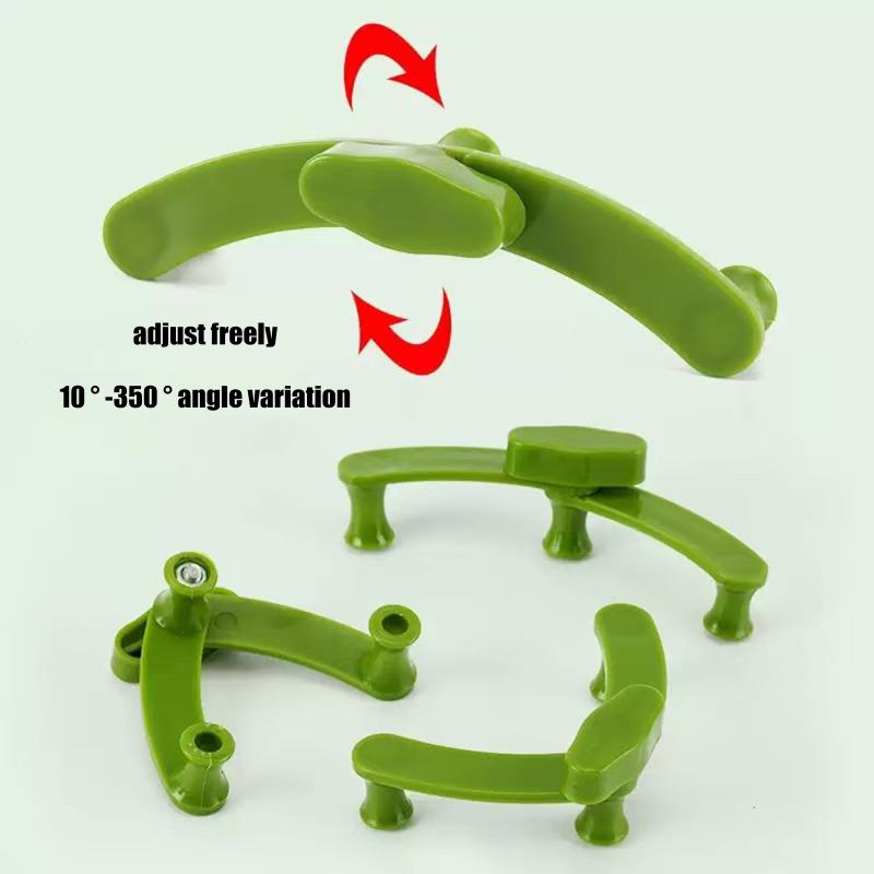 2/5/10Pcs Reusable Plant Branch Bender Clips Plant Growth And Shaping Adjustable Supporting Branches Plastic Garden Fixators