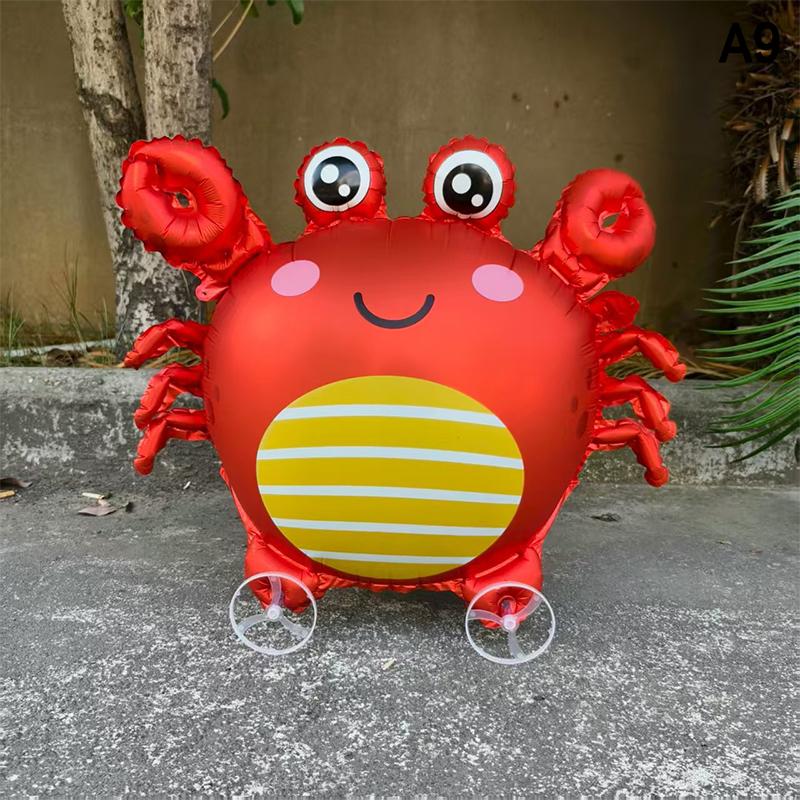 HUAHUA4D Alphabet Foil Balloon Elephant Design with Wheels for Kids' Parties and Baby ShowersHUAHUA