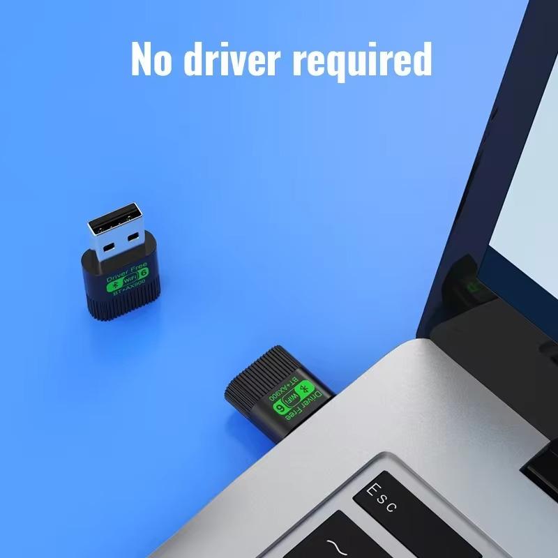 WiFi 6 Bluetooth 5.4 900Mbps Netzwerkkarte WiFi USB Wireless Adapter 2 in1 Dual Band 2,4G 5GHz Wi-Fi Lan Dongle Receiver Treiber kostenlos