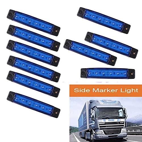 General Purpose 12V Waterproof 6 LED Side Markers On One