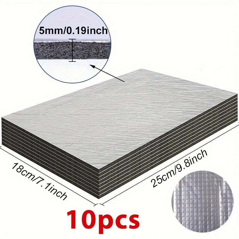 10-30 Stück Schalldämmmatte Wärmeisolierung Matte Auto Schalldämmung Dämmung Auto Motorhaubenisolierung Autozubehör Innenraum