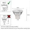 12v 35w Halogen Lamps Gu4 Spot Base 2800k Warm White, Dimmable, Pack Of 8 - RiRi