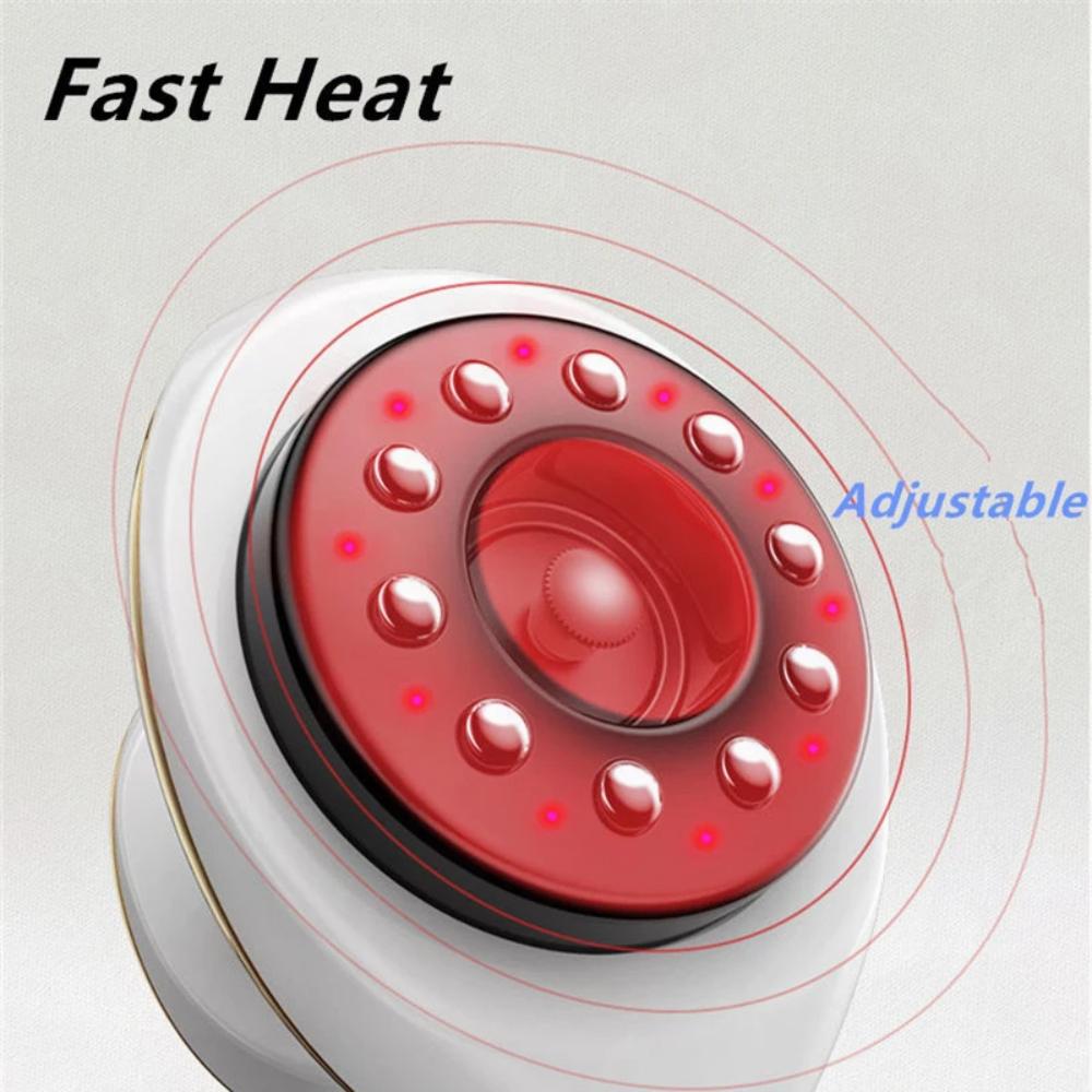 6/9 Gear Negative Pressure Vacuum Suction Cup Body Fat Burner Guasha Massage Home Rechargeable Electric Heating Cupping Massager