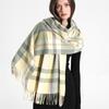 Luxury Plaid Scarf Winter Warm Cashmere Women Long Pashmina Foulard Female Scarves Lady Tassel Shawl Wraps  Design New