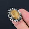 Picture Jasper Gemstone 925 Sterling Silver Art Deco Handmade Ring Jewelry US 6