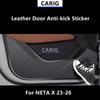 For NETA X 23-26 Leather Door Anti-kick Sticker Modified Carbon Fiber Pattern Interior Film Accessories Modification