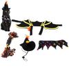 4 Pieces Halloween Bat Pet Costume Dog Costume Dress Up Accessories for Cats Cosplay Party Decoration