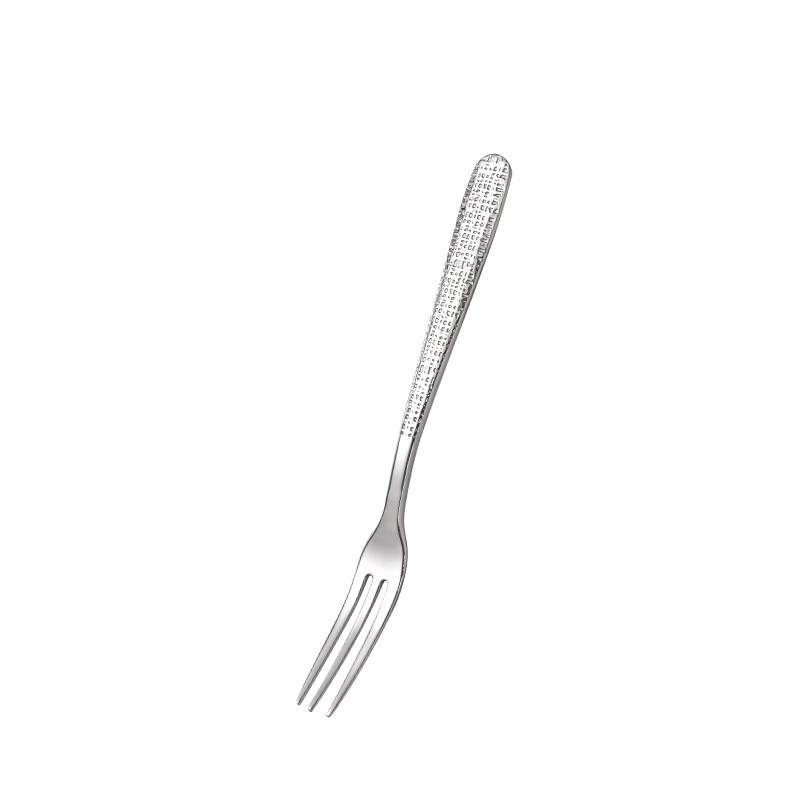 Elegant Swan Base Fruit Fork Set