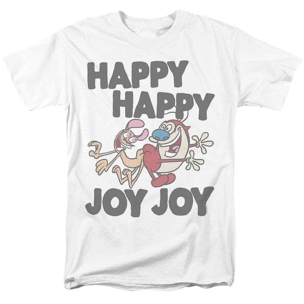 Ren And Stimpy - Happy Happy Joy Joy Pf - Unisex Children s T-shirt - White 130