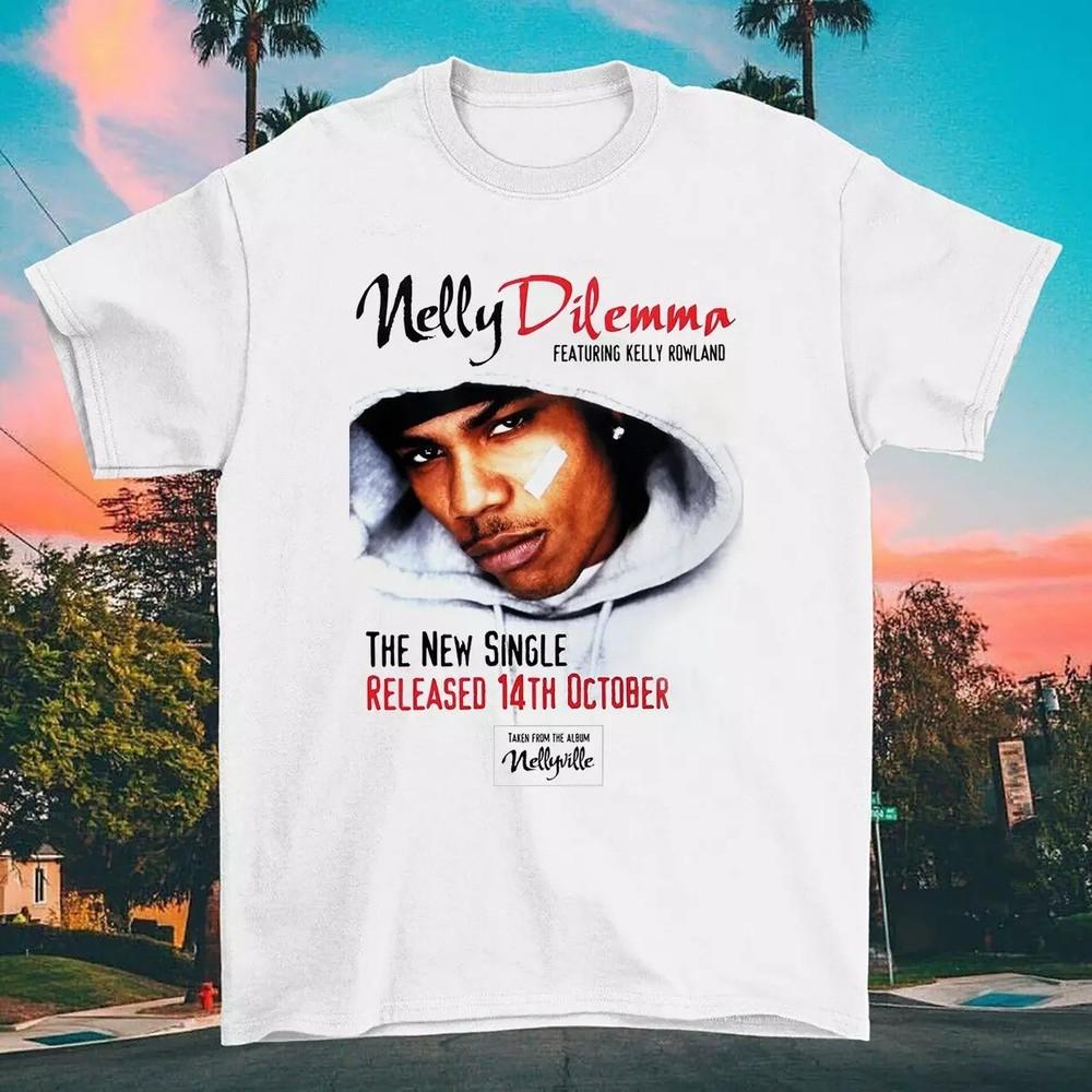 Nelly Dilemma poster Album Adult Unisex T-Shirt All Size MC383 Unisex T-Shirt S