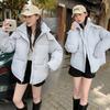 Haine largi de pâine Haine casual scurte din bumbac puf pentru femei cupluri Design de nișă îngroșat Jachetă haine de bumbac îngroșate