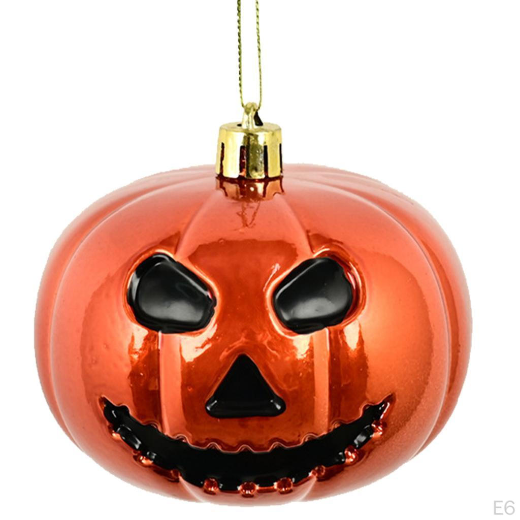 3 Pieces Halloween Hanging Pumpkin Decorations Ball Ornaments,Baubles Scary Spooky Party