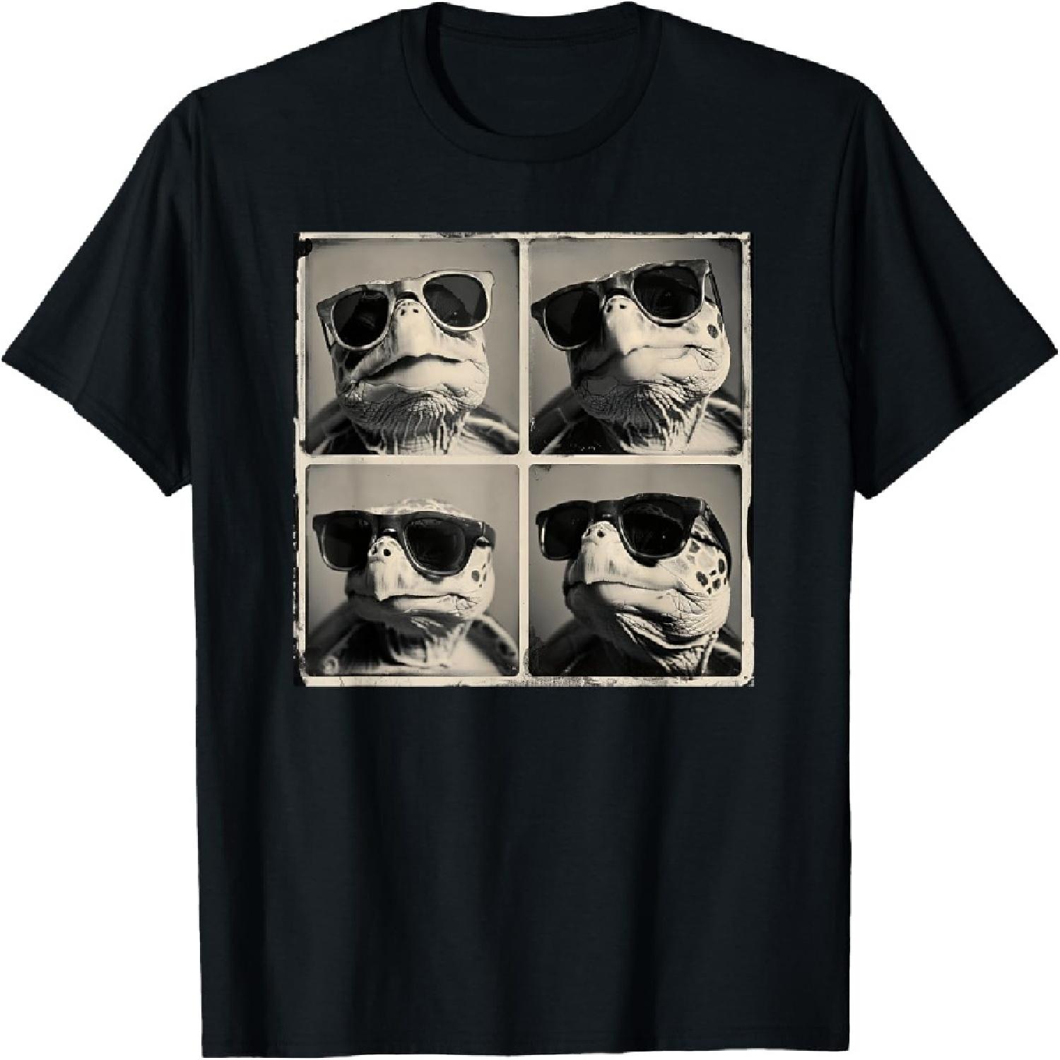 Turtle With Sunglasses Cool Pet Tortoise House Turtle Owner T-Shirt XXXXXL разноцветный