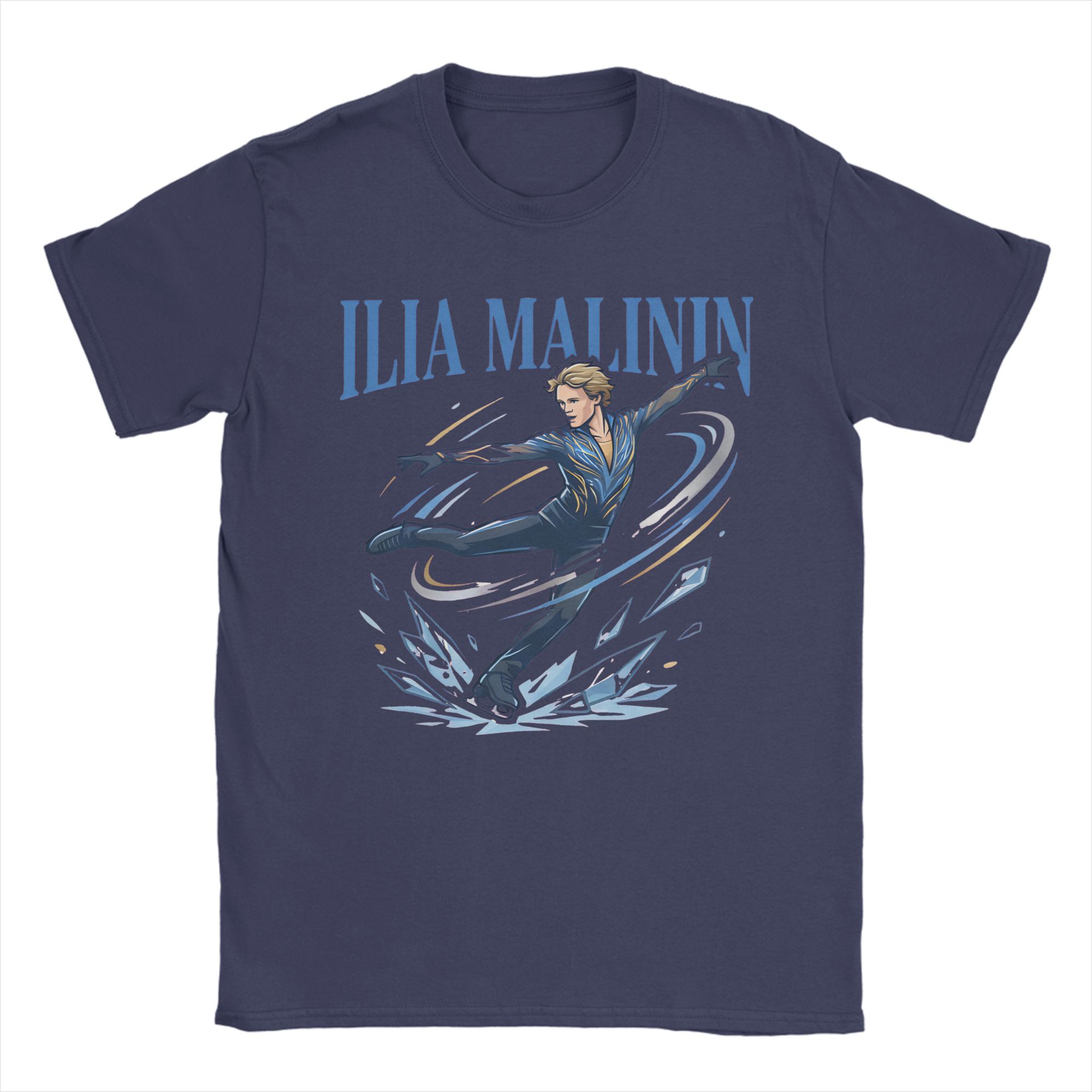 

Ilia Malinin Cartoon Poster Cotton T Shirt For Adult Beach Aesthetic TShirts O Neck Trending Tee Shirt Oversized Design Tops 4XL