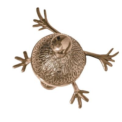 Frog Office Brass Desk Calling Bell Unique Vintage Nautical Antique Hotel Counter Decorative Calling Handbells Gifts for Dad Christmas Decor