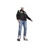 Puma Letter Single Button Casual Sports Long Sleeve Baseball Jacket Unisex Jackets Black 626147-01
