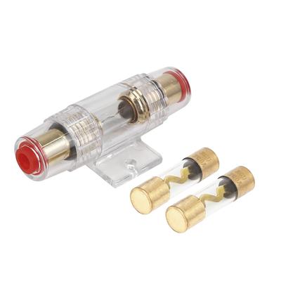 ACROPIX AWG In-Line Fuse Holder with 100A AGU Fuses 4 6 8 Gauge Universal
