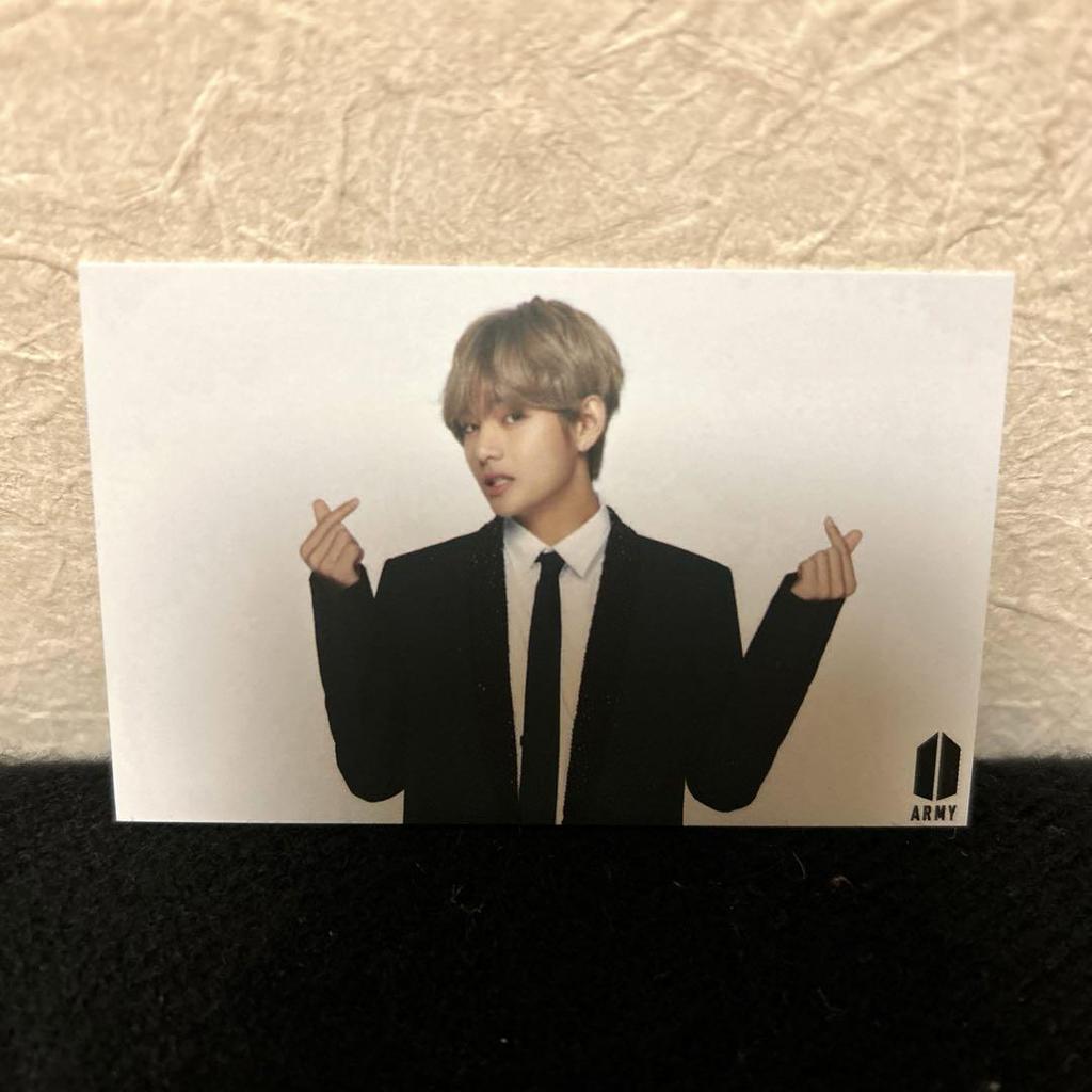 [USED] BTS 4th Generation Korea Wings ARMY Booth FC Continued Taehyung Trading Card