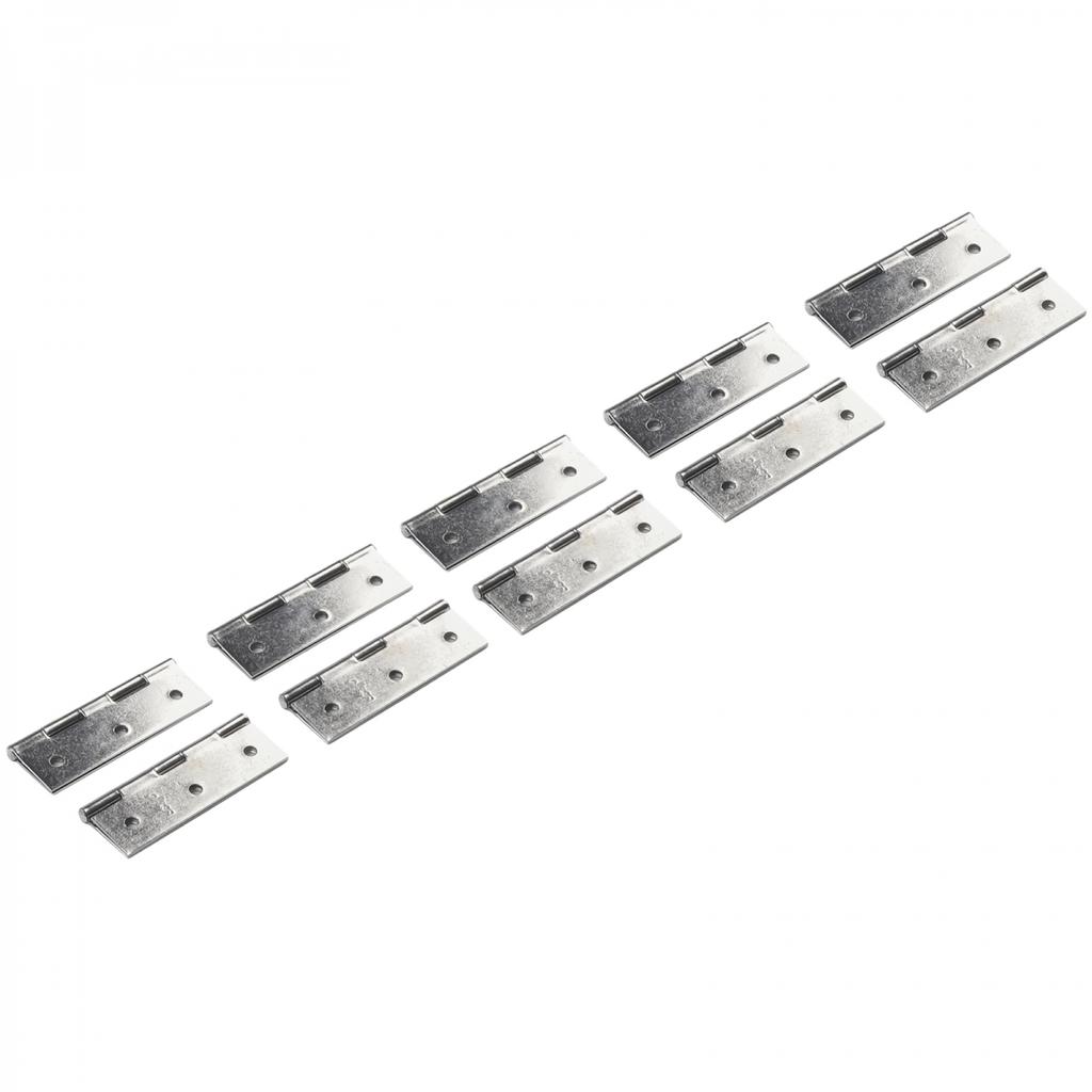 10pcs Hinge 7.5x5 Cm Bearing Butt High-gloss Polish