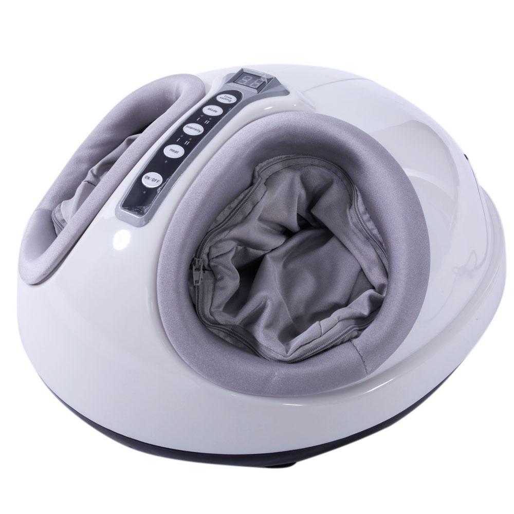 Heat Rolling Kneading LED Display Air Pressure Relaxing Shiatsu Leg Foot Massager 110V US Plug
