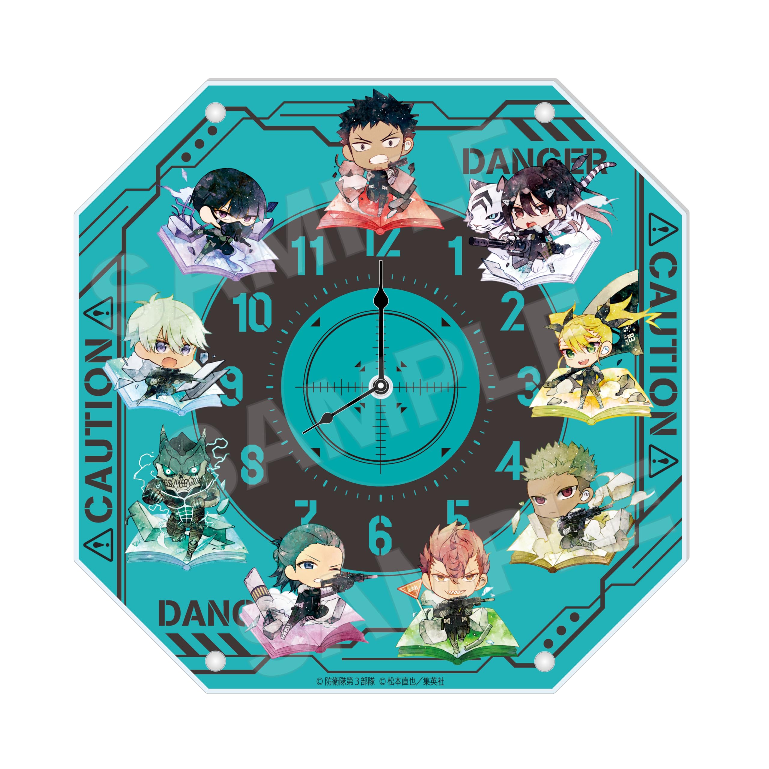 

Kaiju No. 8 Collection Character Art Acrylic Clock 01