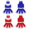 Kinder Mädchen Cheer Leader Kostüm Schuluniform Cheerleading Outfit Karneval Party Cosplay Kostüm