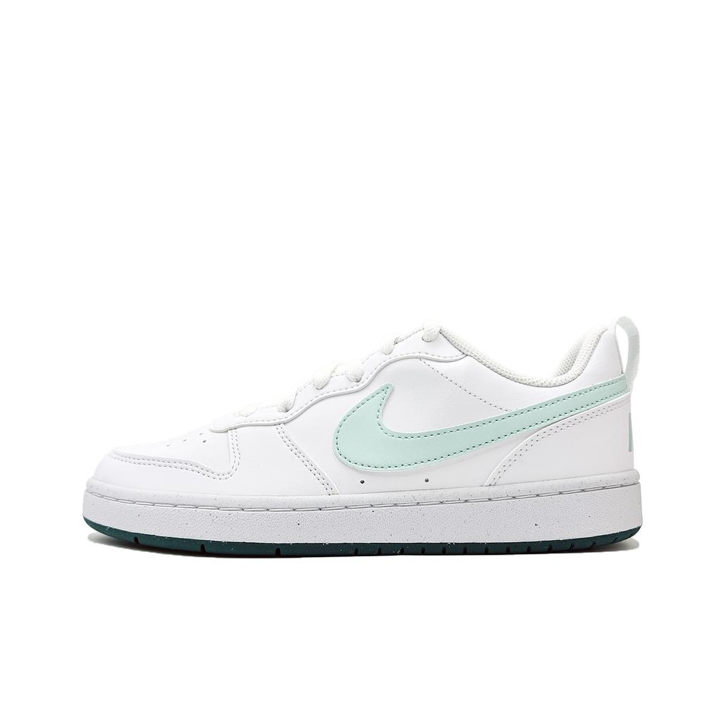 Nike Court Borough Sweetheart Cat Synthetic Leather Thermal Slip Resistant Cushioning Low Top Kids' Skateboarding Shoes DV5456-102(Team1432-)