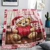 1 Stück Flanelldecke mit Cartoon-Druck, Hohe Qualität, Bequem für alle Jahreszeiten, Heimdekoration, Wärme und Komfort, Perfekt als Weihnachts- oder Geburtstagsgeschenk