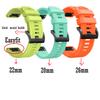 26 22 20mm Řemínek na hodinky Náramek pro Garmin Fenix 8 43MM 47MM 51MM 7X 6X 7 7S 6 6S Pro Řemínek na hodinky Rychloupínací EasyFit Silikonový