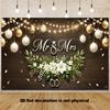 1Pcs Engagement Wedding Celebration Scene Decoration Background Romantic Backdrop Decorations For Photo Studio Booth Party