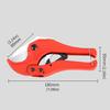 Aluminum Alloy PVC Pipe Cutter With Safety Lock For Quick Clean Cutting Ergonomic Handle Durable Steel Blade
