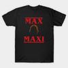 Men Black Print T-shirt Max Maxi No-Cut Transfer Paper Print Cotton Tshirt