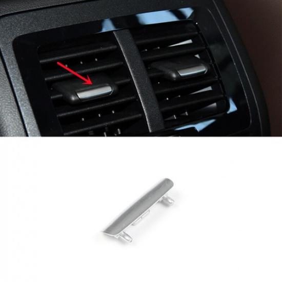 Для BMW X3 G01 2018- Передний Задний Дефлектор Вентиляции Выходная Лопатка Накладка Серебристая Деталь Rear Row (1pcs)