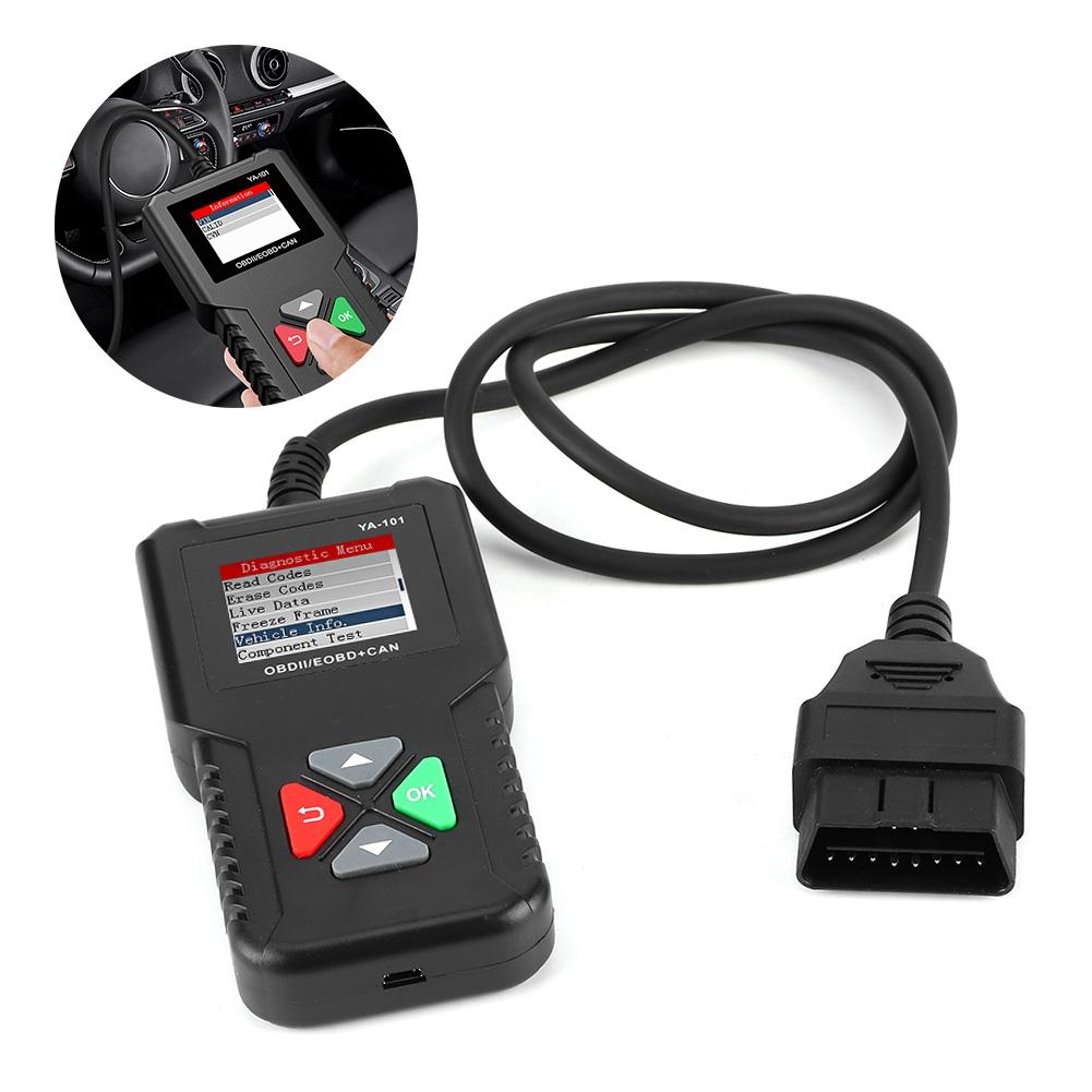 OBDII EOBD Scanner Fault Code Reader Automotive Diagnostic Detector Scan Tool YA101
