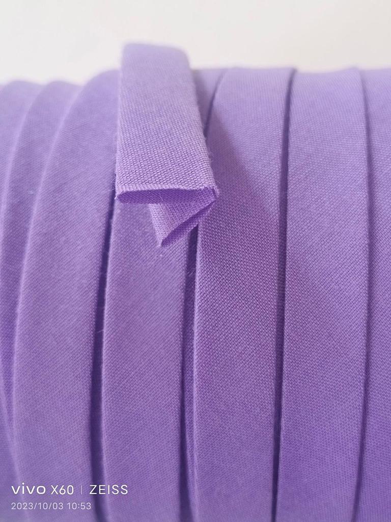 Red Double Fold Bias Binding Tape - No-Iron Polyester Cotton for DIY Cheongsam, 1.2" Width
