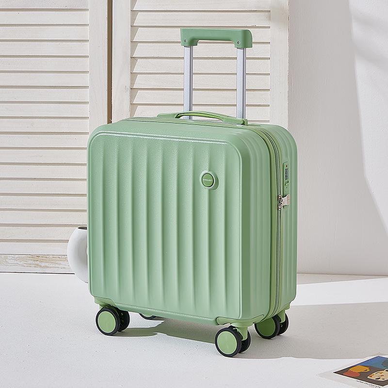 

2025 Сверхлегкий 18-дюймовый чемодан для ручной клади: Модный чемодан на молнии для студентов 20 inch