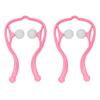 2pcs Neck Massager Dual Trigger Point Ergonomic Handheld Massager for Neck Shoulder