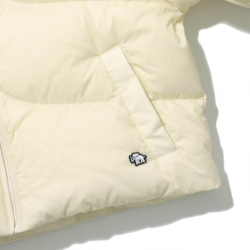 Curve Quilted Puffer Down  Beige  [23fw]