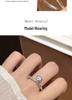 Heart-Shaped Moissanite Ring in S925 Sterling Silver for Women