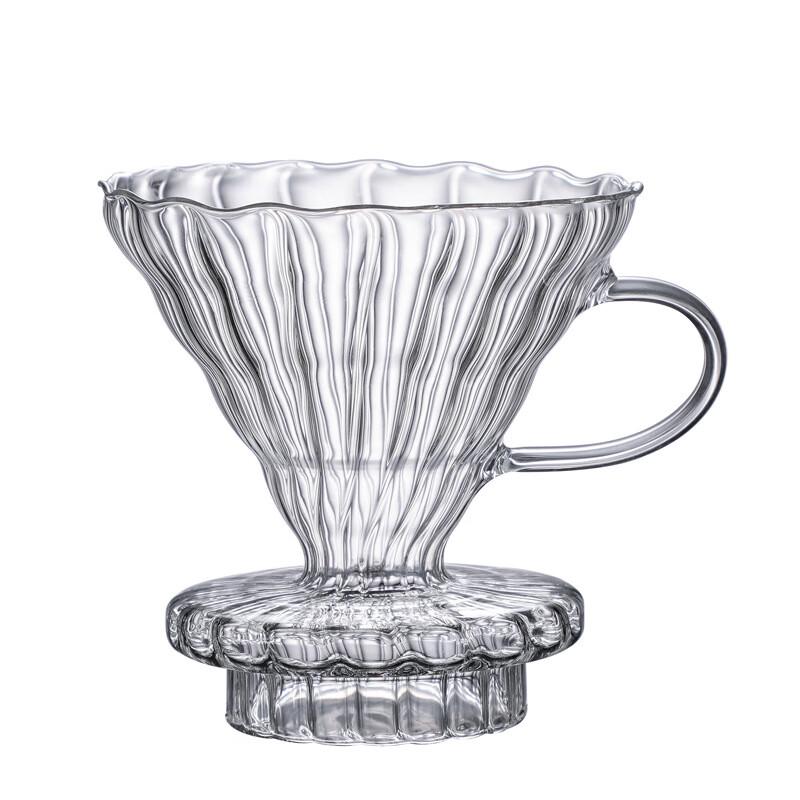 LISM Glass Pour-Over Coffee Brewer with Integrated Filter