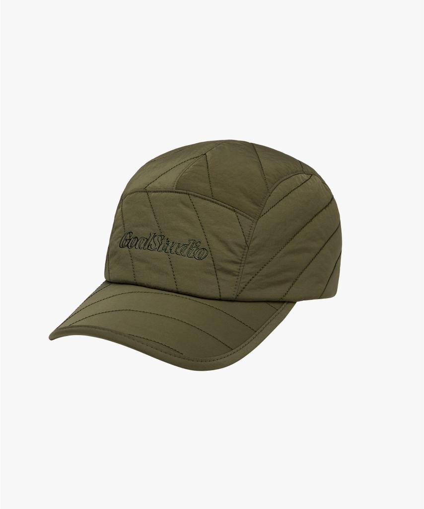 GOALSTUDIO Superball Quilted Camp Cap-Olive Green