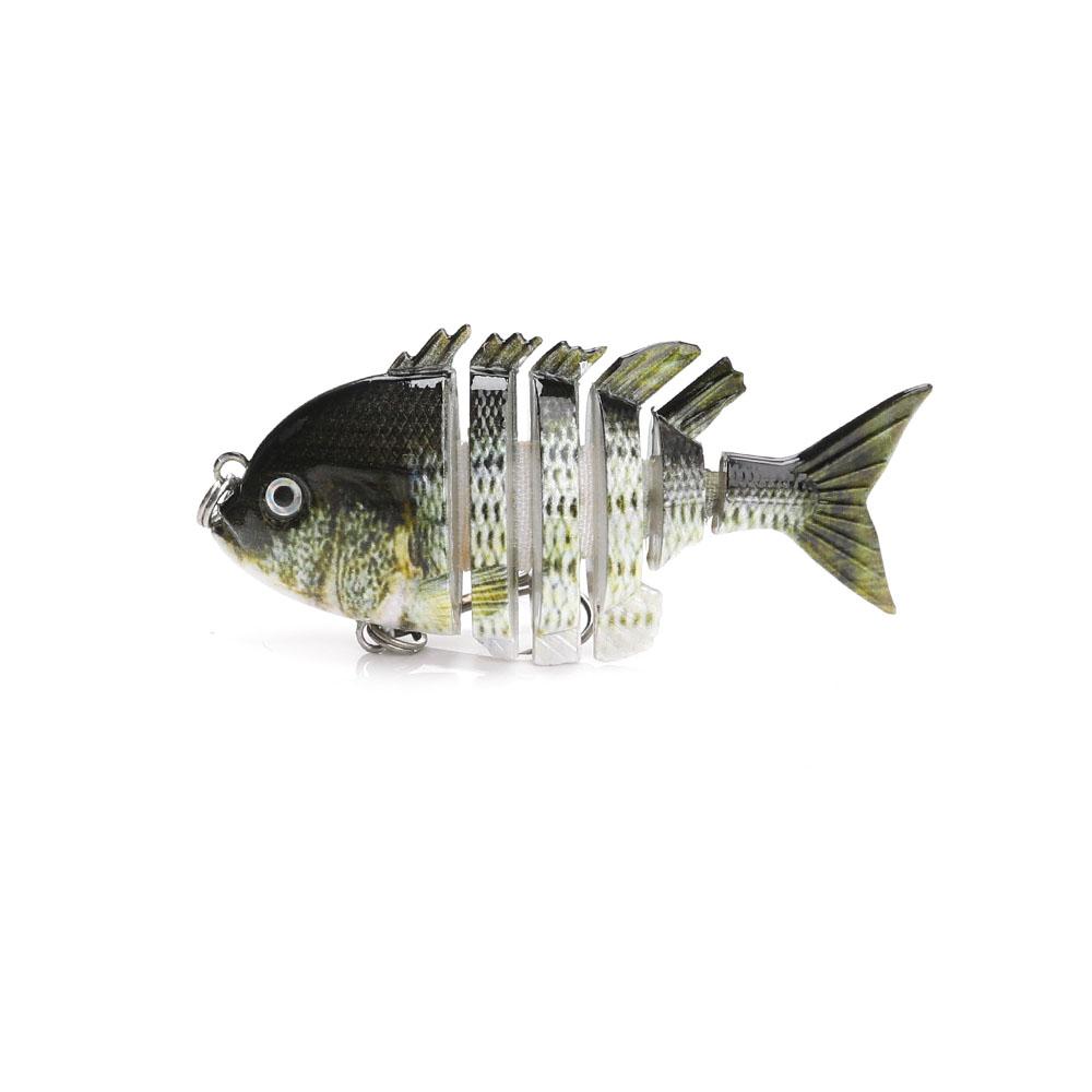 Mini Multi Jointed Fishing Lure 60mm 4g Topwater Hard Bait Wobblers Lifelike Swimbait Crankbaits Fishing Trout Lures