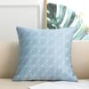 1pcs Creative Ice Silk Pillow Cover Solid Color Diamond Pattern Cushion Cover Home Sofa Decorative Pillowcase 45x45cm